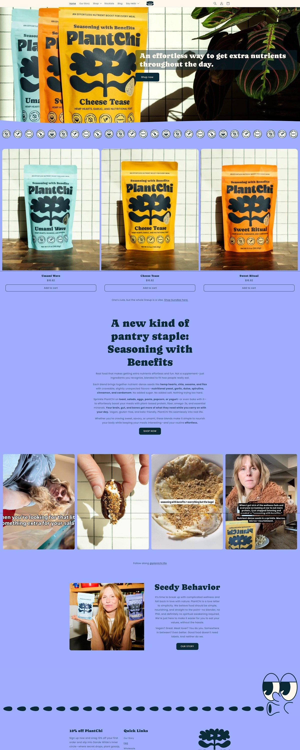 eCommerce website: PlantChi
