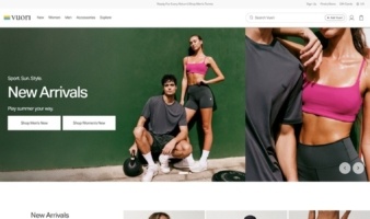 eCommerce website: Vuori