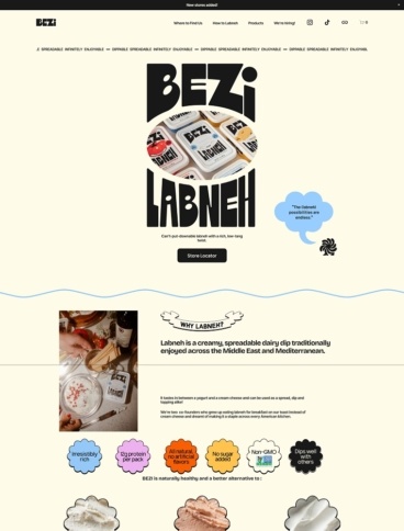 eCommerce website: Bezi