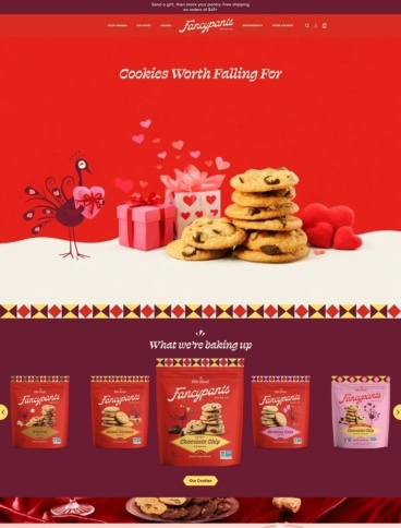 eCommerce website: Fancypants Baking Co