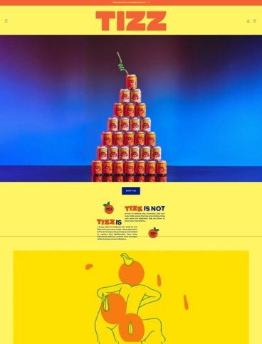 eCommerce website: TIZZ