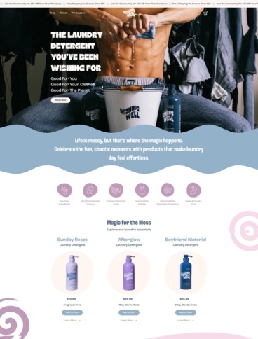 eCommerce website: Wishing Well