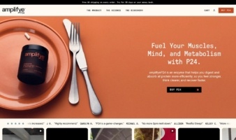 eCommerce website: AmplifyME