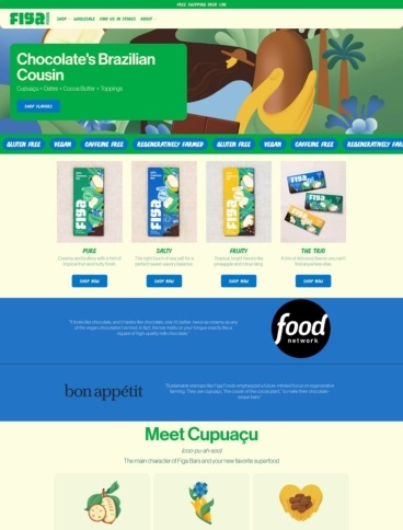 eCommerce website: Figa Foods