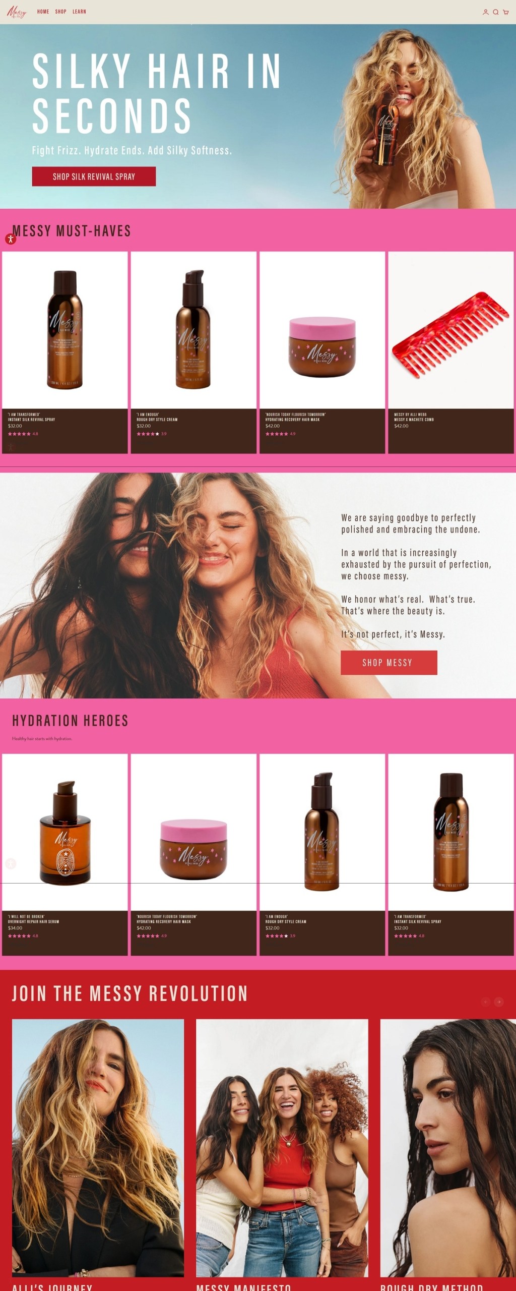 eCommerce website: ItsMessy