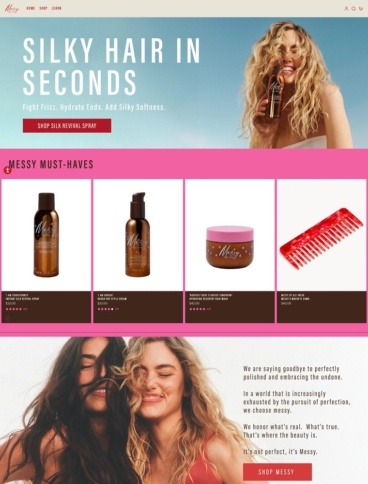 eCommerce website: ItsMessy
