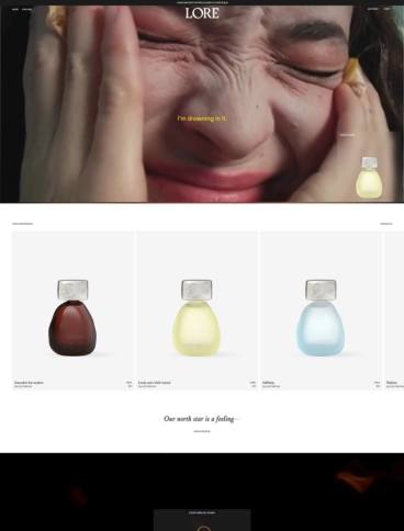 eCommerce website: Lore