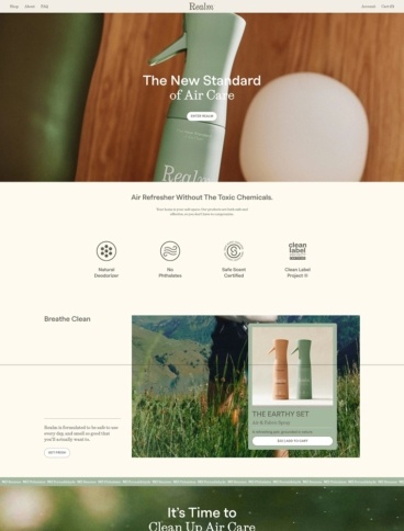 eCommerce website: Realm