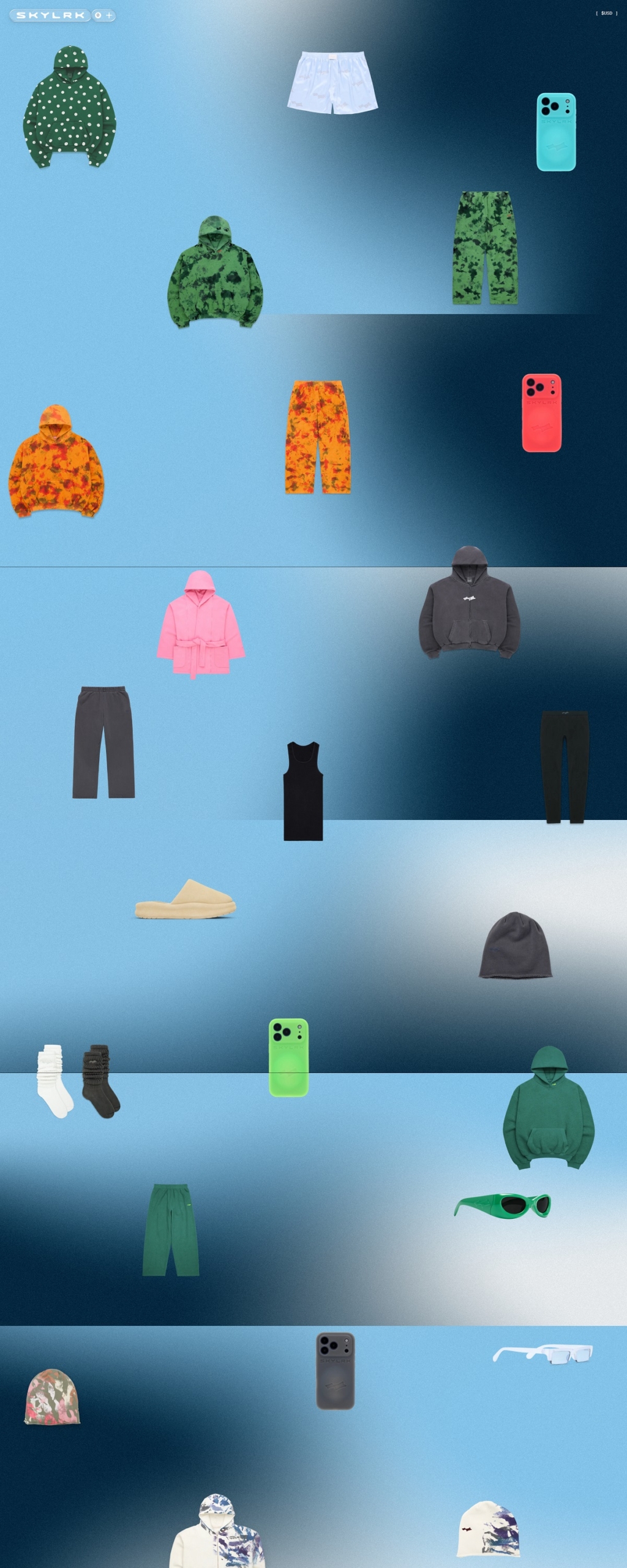 eCommerce website: Skylrk