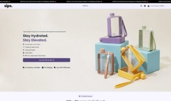 eCommerce website: Sips