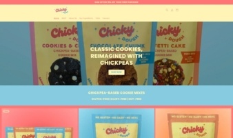 eCommerce website: ChickyDough