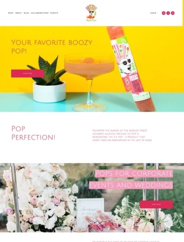 eCommerce website: FrutaPOP