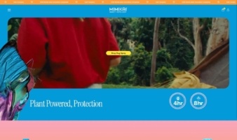 eCommerce website: Mimikai