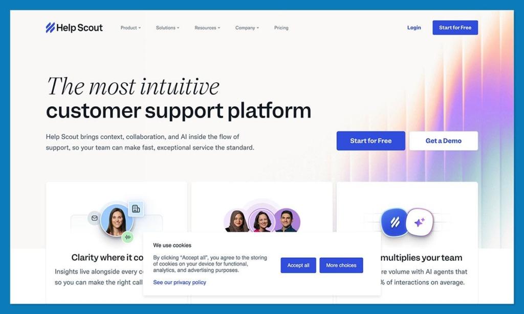 help scout homepage