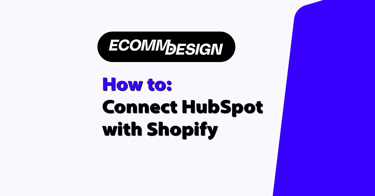 how to connect hubspot with shopify
