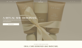 eCommerce website: Arame