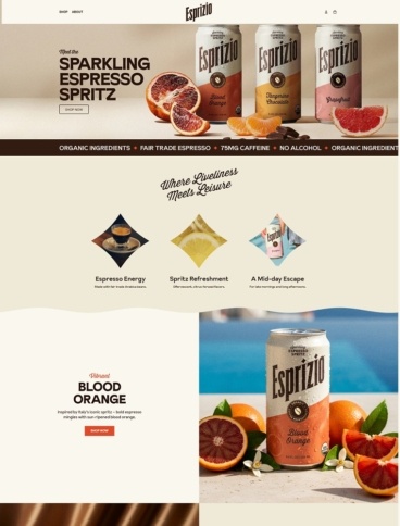 eCommerce website: Esprizio