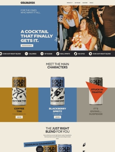 eCommerce website: Goldilocks