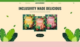 eCommerce website: Jack & Friends