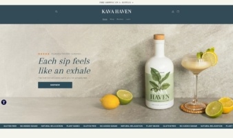 eCommerce website: Kava Haven