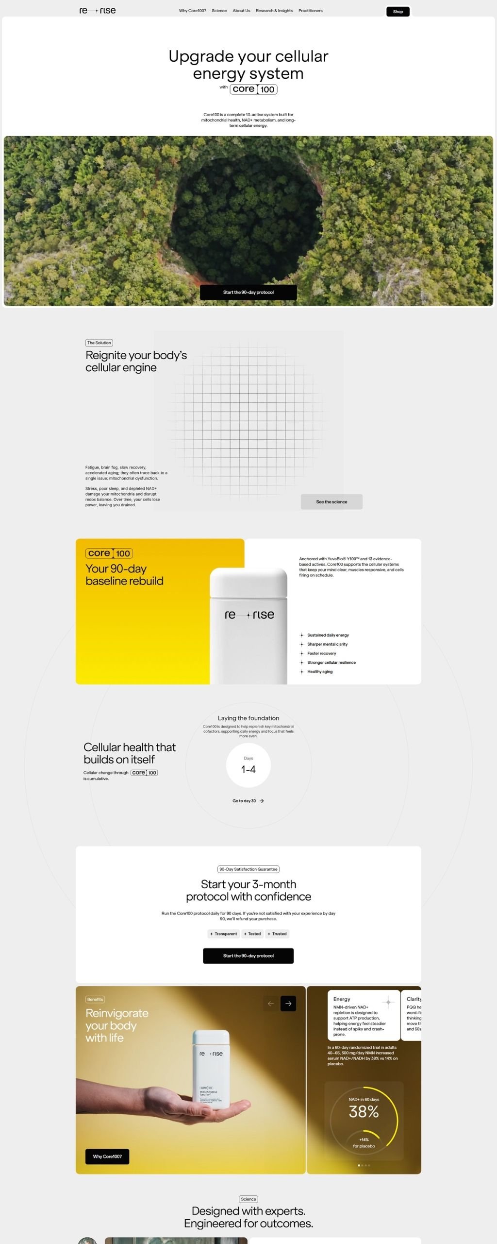 eCommerce website: Rerise
