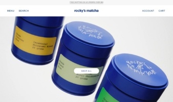 eCommerce website: Rocky’s Matcha