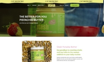 eCommerce website: Stesh Butter