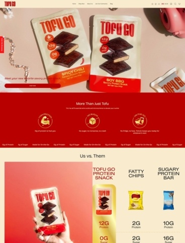 eCommerce website: TofuGo
