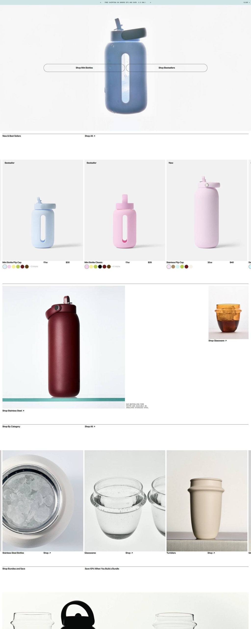 eCommerce website: Bink
