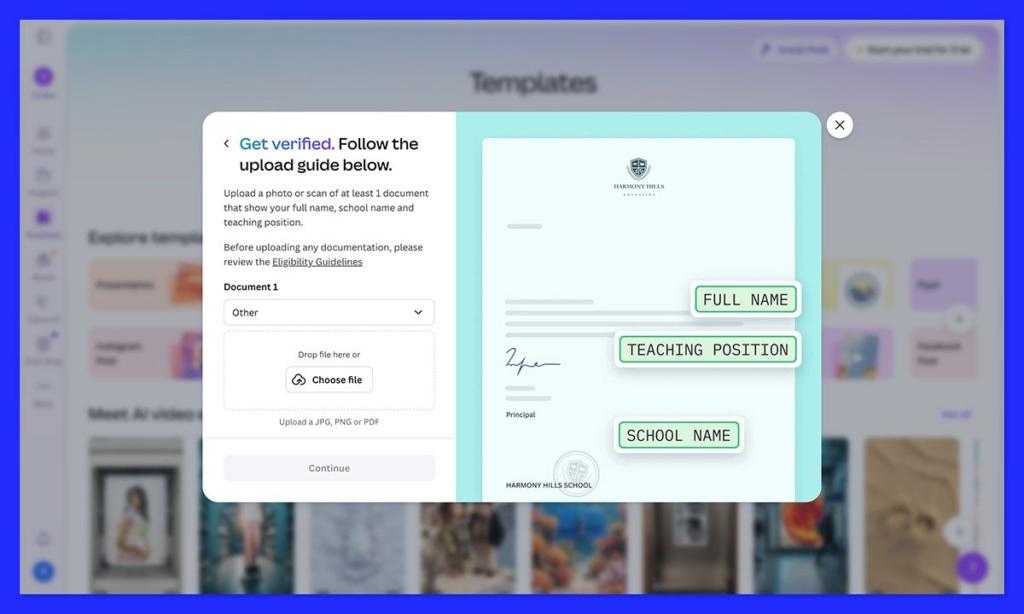 canva for education verification