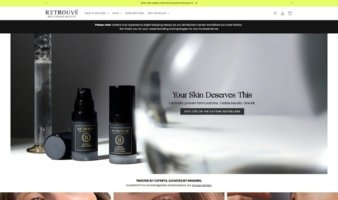 eCommerce website: Retrouvé
