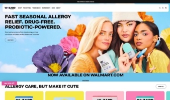 eCommerce website: Wizard Wellness