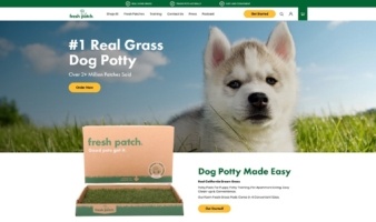 eCommerce website: Fresh Patch