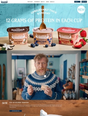 eCommerce website: Icelandic Provisions