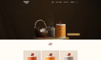 eCommerce website: Raazi