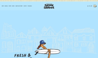 eCommerce website: Slow Street Granola