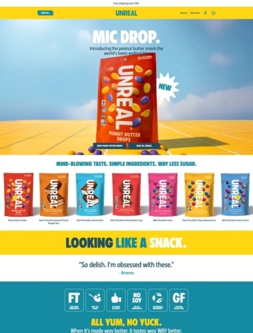 eCommerce website: UNREAL