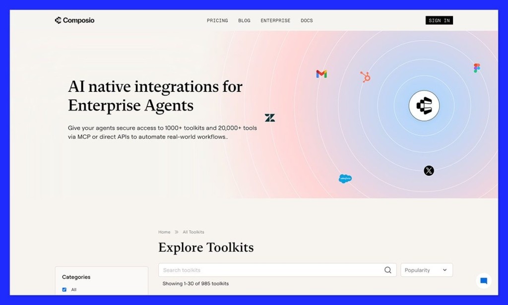 composio homepage