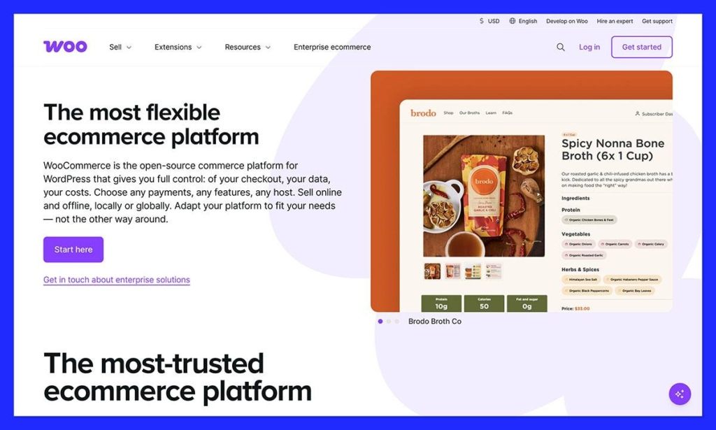 woocommerce homepage