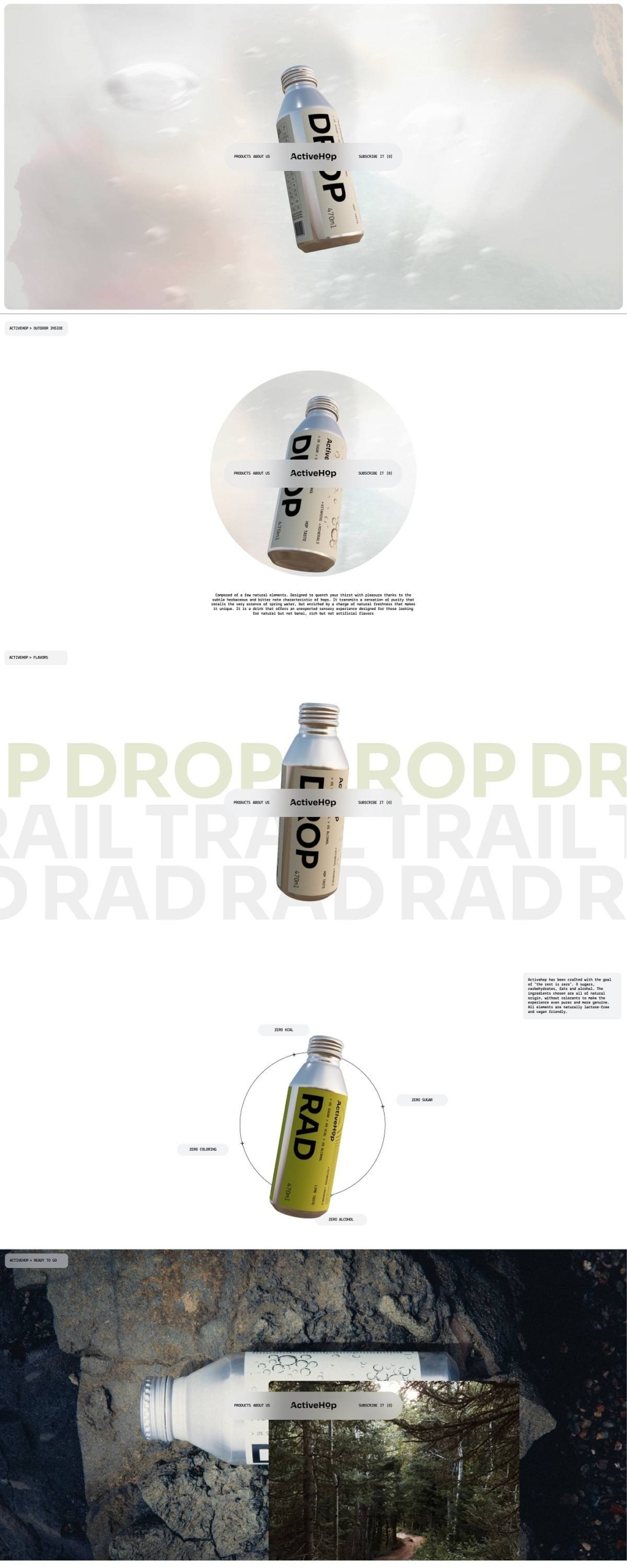 eCommerce website: ActiveHop