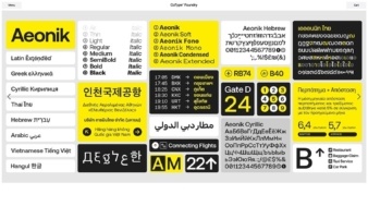 eCommerce website: CoType Foundry