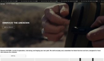 eCommerce website: Notom