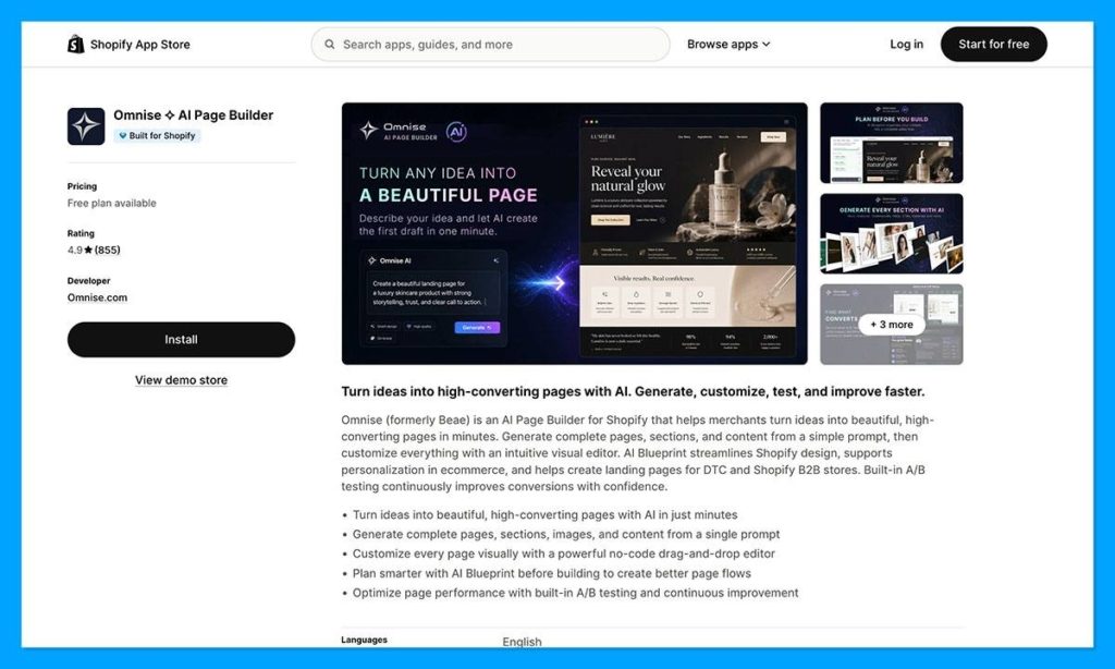 Omnise shopify