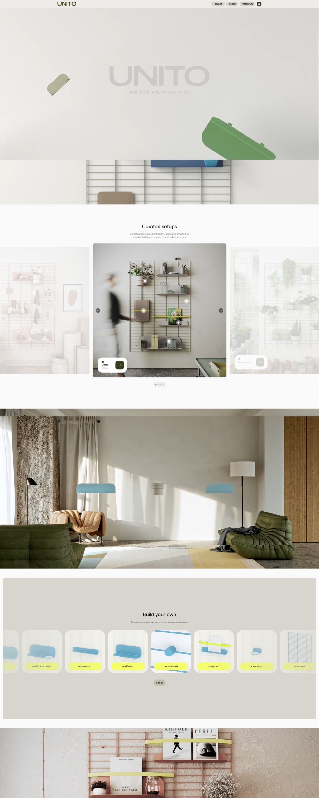 eCommerce website: UNITO