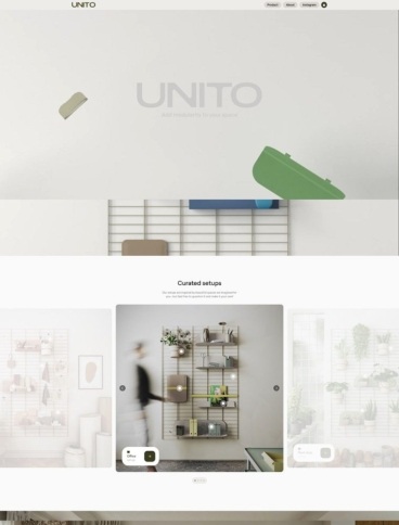 eCommerce website: UNITO
