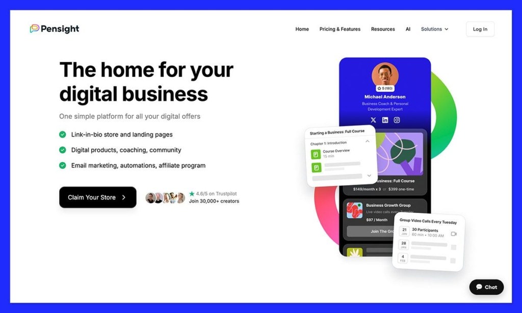 pensight homepage