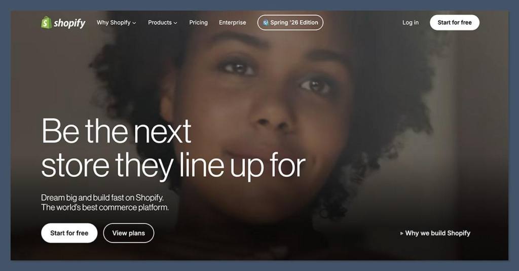 Shopify Homepage