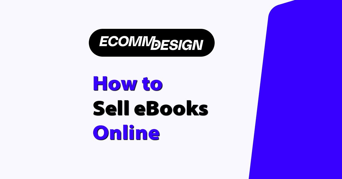 how to sell ebooks online
