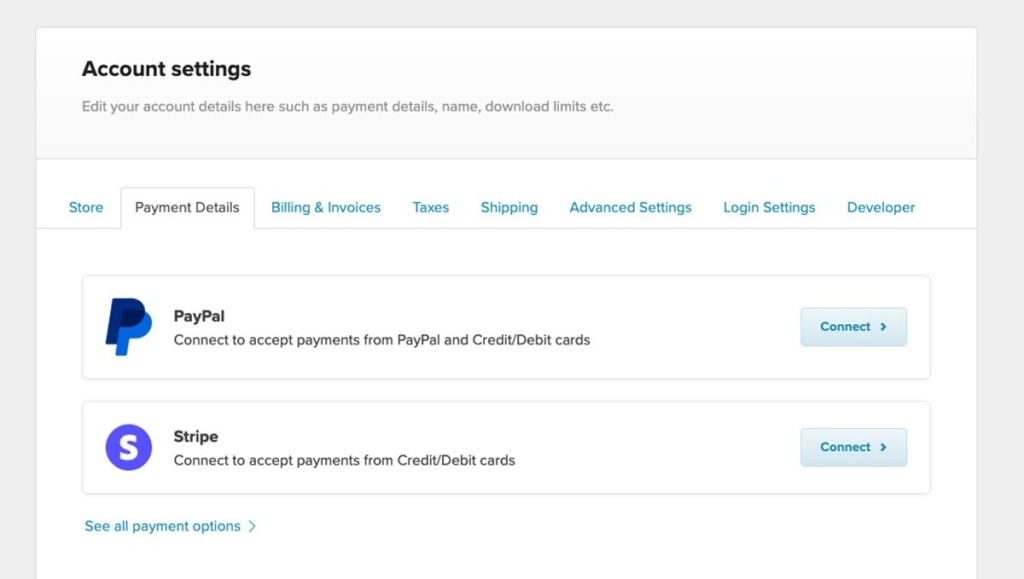 payhip-payment-settings