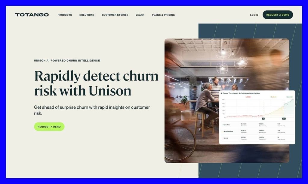 Totango Unison homepage